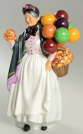 Royal Doulton Figurine Biddy Pennyfarthing - No Box