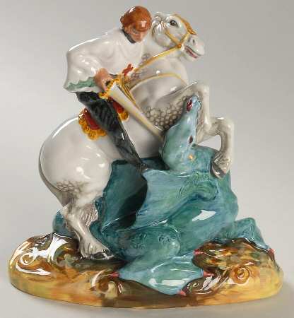 Royal Doulton Figurine St. George - Nb724, No Box