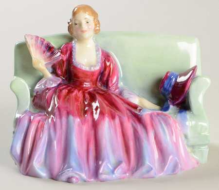 Royal Doulton Figurine Sweet And Twenty-Red/Lt.Green - No Box Nb1620