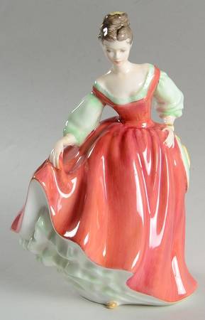 Royal Doulton Figurine Fair Lady-Red - No Box