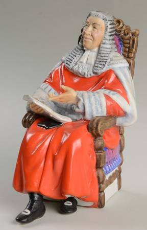 Royal Doulton Figurine The Judge-Matte - No Box