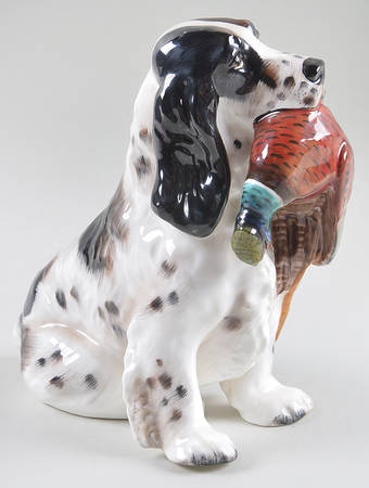 Animals Cocker Spaniel With Pheasant - With Box Bx657