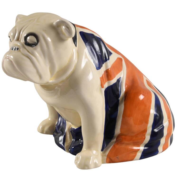 Animals Bulldog Draped In Union Jack-Large - Nb1017, No Box