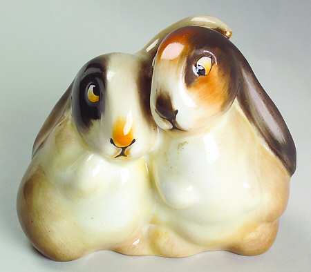 Animals Rabbits-Brown Patches On Faces - Boxed
