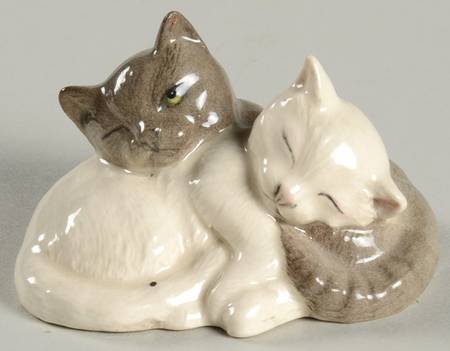 Animals Cats Resting Together - Nb1031, No Box