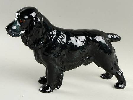 Animals Cocker Spaniel Ch-Luckystar Of Ware - With Box-Bx559