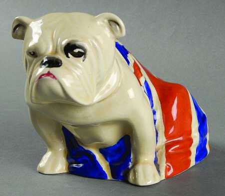 Animals Bulldog Draped In Union Jack-Medium - Boxed