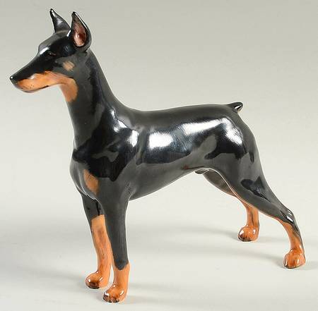 Animals Doberman Pinscher Ch.'Ran.Dobs - With Box Bx827