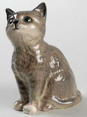 Animals Persian Kitten-Grey - With Box Bx954