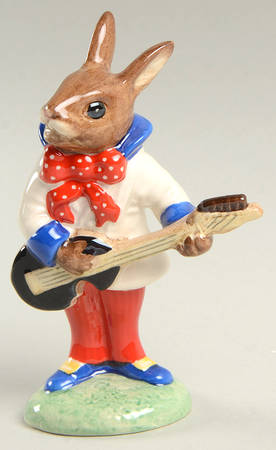 Bunnykins Figurines Rock And Roll - Boxed by Royal Doulton