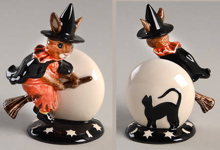 Bunnykins Figurines Trick Or Treat-Witch - No Box by Royal Doulton