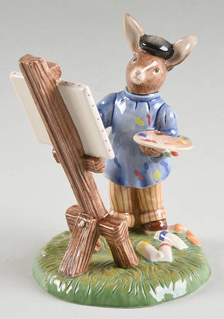 Bunnykins Figurines Budding Artist Bunnykins - Boxed
