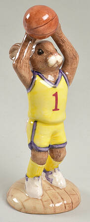 Bunnykins Figurines Basketball Bunny - With Box