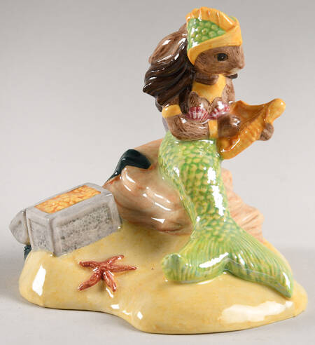 Bunnykins Figurines Mermaid - Boxed by Royal Doulton