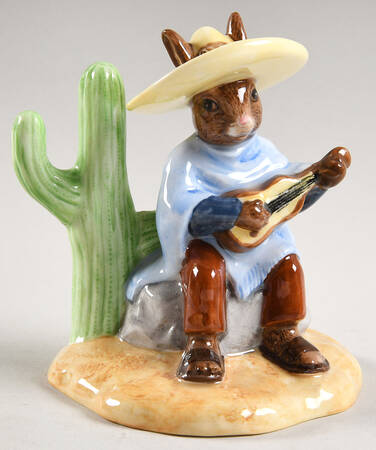 Bunnykins Figurines Mexican - With Box by Royal Doulton
