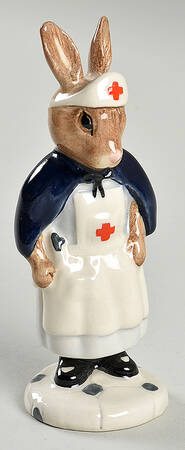 Bunnykins Figurines Nurse Bunnykins-1st Var-Red Cross - Boxed