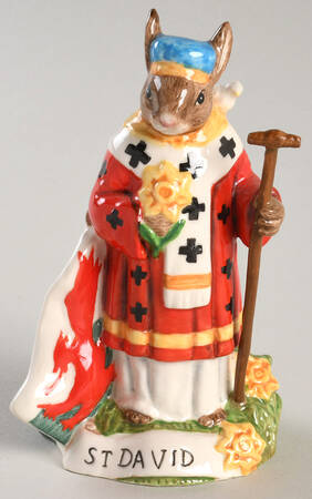 Bunnykins Figurines Saint David - Boxed by Royal Doulton