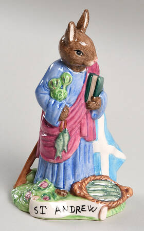 Bunnykins Figurines Saint Andrew - Boxed by Royal Doulton