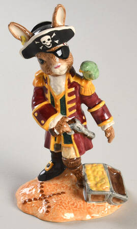 Bunnykins Figurines Pirate - Boxed by Royal Doulton