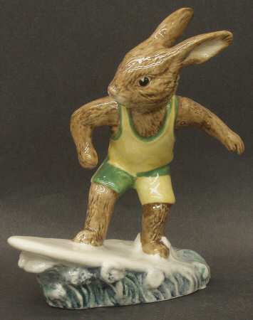 Bunnykins Figurines Aussie Surfer Bunnykins - No Box