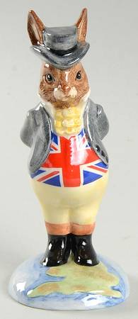 Bunnykins Figurines John Bull - With Box-Bx554