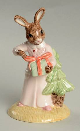 Bunnykins Figurines Christmas Morning - No Box