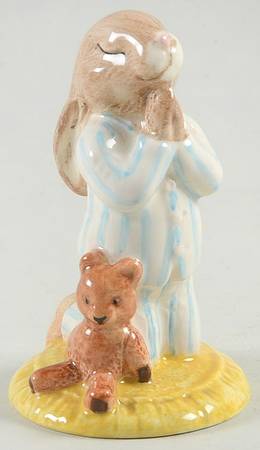 Bunnykins Figurines Bedtime Bunnykins-First Var - Boxed
