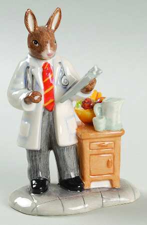 Bunnykins Figurines Doctor Bunny - No Box
