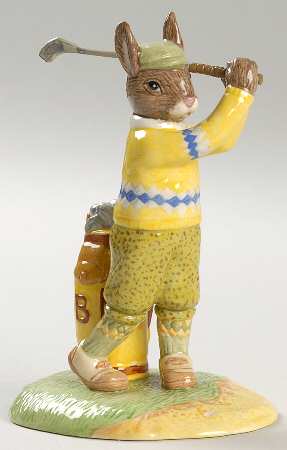 Bunnykins Figurines On The Fairway - Boxed