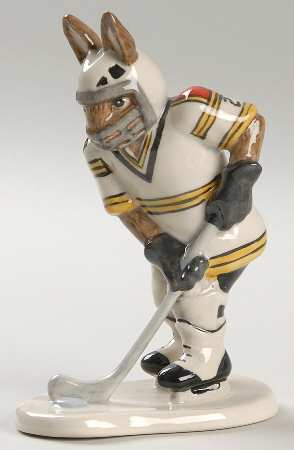 Bunnykins Figurines Ice Hockey Player - Boxed