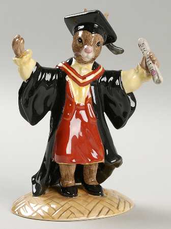 Bunnykins Figurines Graduation Time Girl - Boxed