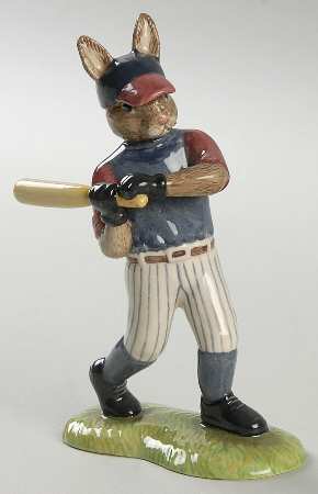 Bunnykins Figurines Home Run Hero - Boxed