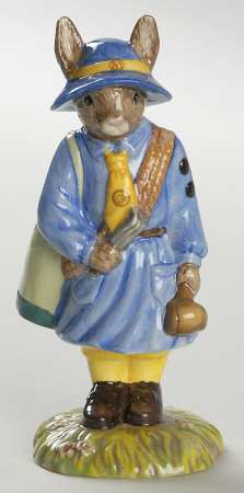 Bunnykins Figurines Girl Guide - With Box-Bx560