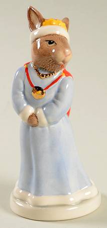 Bunnykins Figurines Queen Sophie-1st Var-Royal Family - With Box