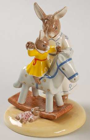 Bunnykins Figurines My Rocking Horse-Foy 2012 - Boxed