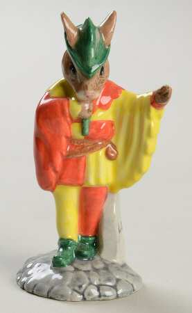 Bunnykins Figurines Minstrel - No Box 235 by Royal Doulton