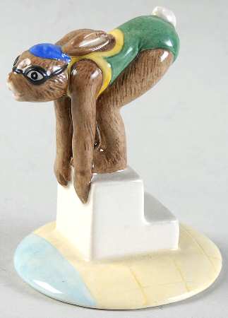 Bunnykins Figurines Swimmer - Boxed