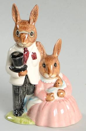 Bunnykins Figurines Family Photograph - No Box