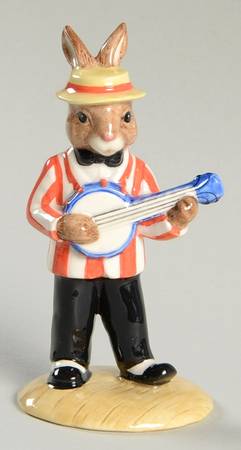 Bunnykins Figurines Banjo Player - With Box