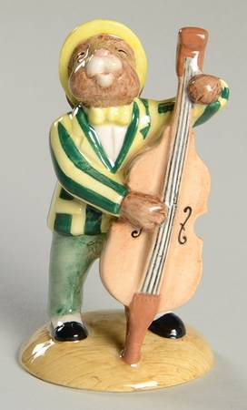 Bunnykins Figurines Double Bass Player - With Box