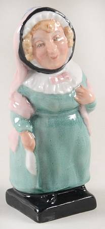 Dickens-Miniature Mrs Bardell-Blonde Hair - No Box