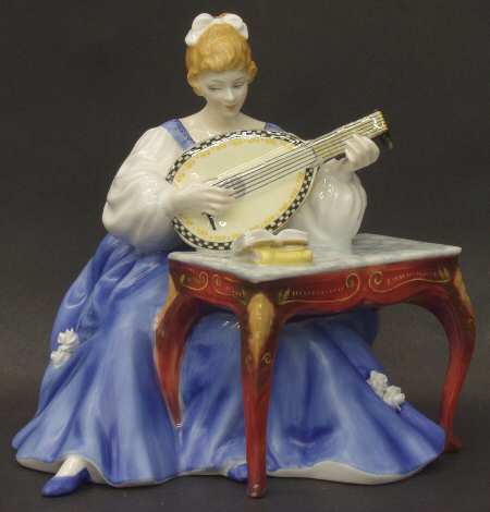 Lady Musicians Lute - Boxed