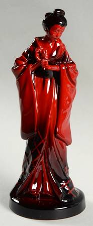 Royal Doulton Collectors Club Geisha-Flambe - Boxed