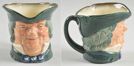 Character Jug Parson Brown-Small - No Box