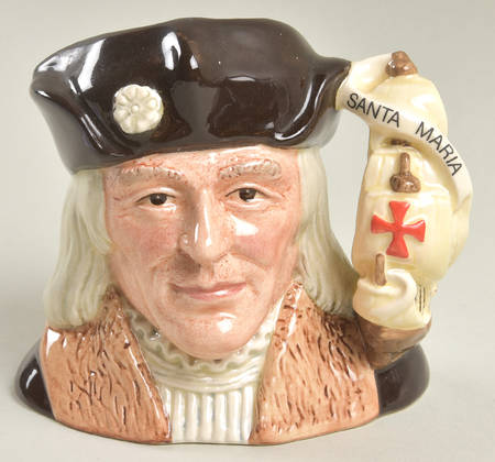 Character Jug Christopher Columbus-Admiral Of The Ocea - No Box