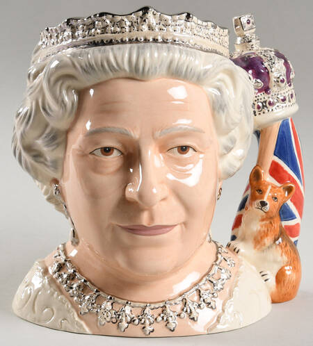 Character Jug Queen Eliazbeth Ii-Large/Sty 2 - With Box Bx1070