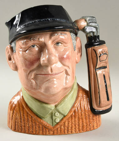 Character Jug Golfer-Large - No Box