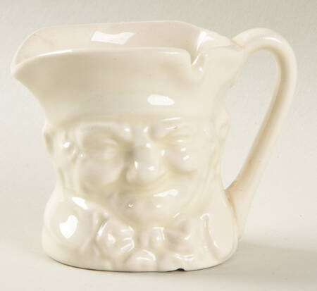 Character Jug Old Charley-Miniature White Gloss - With Box