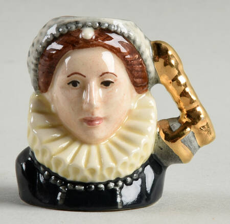 Character Jug Elizabeth I-Tiny - With Box Bx1015