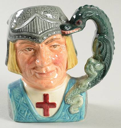 Character Jug St George-Small/Var 1-# Error - No Box Nb813a
